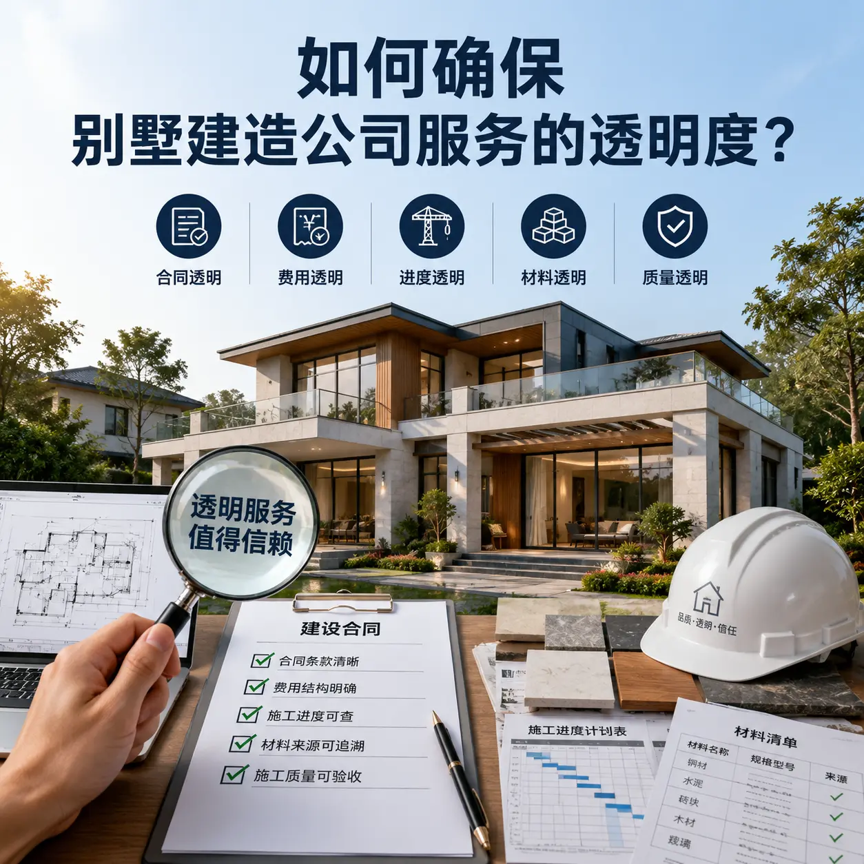 在 赤水 如何确保别墅建造公司服务的透明度？