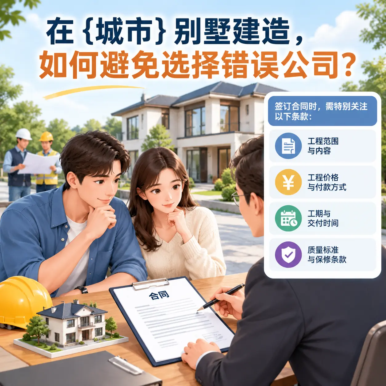 在 赤水 别墅建造,如何避免选择错误公司?