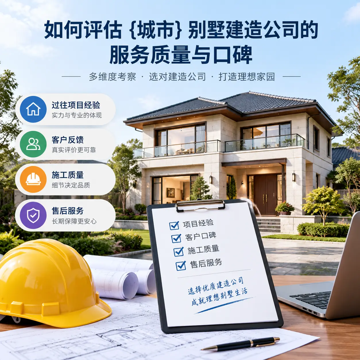 如何评估 赤水 别墅建造公司的服务质量与口碑