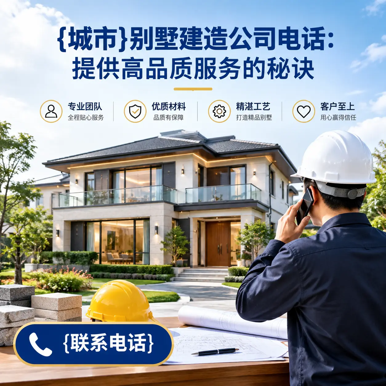 赤水别墅建造公司电话:提供高品质服务的秘诀