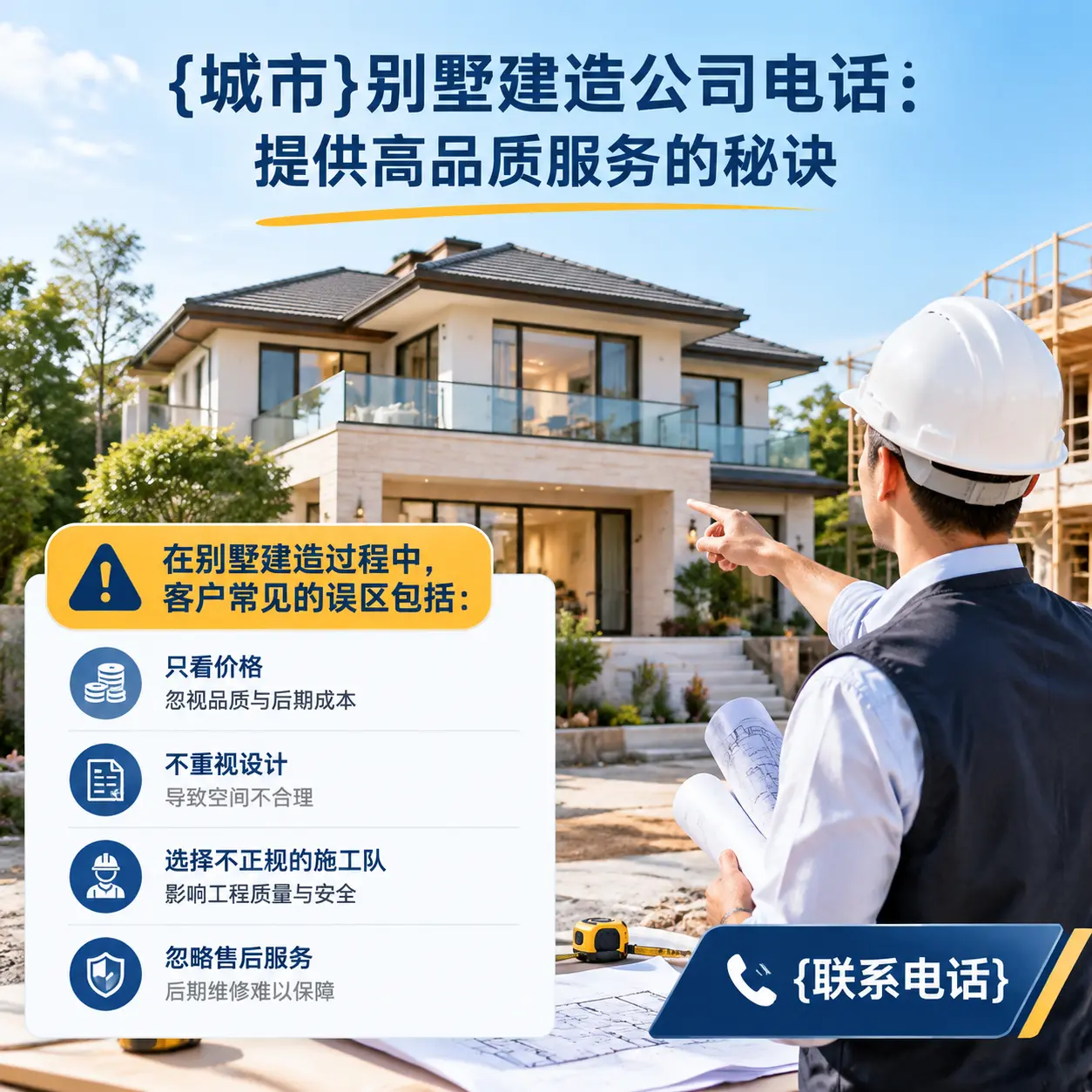 赤水别墅建造公司电话:提供高品质服务的秘诀