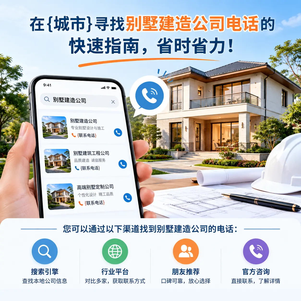 在赤水寻找别墅建造公司电话的快速指南，省时省力！